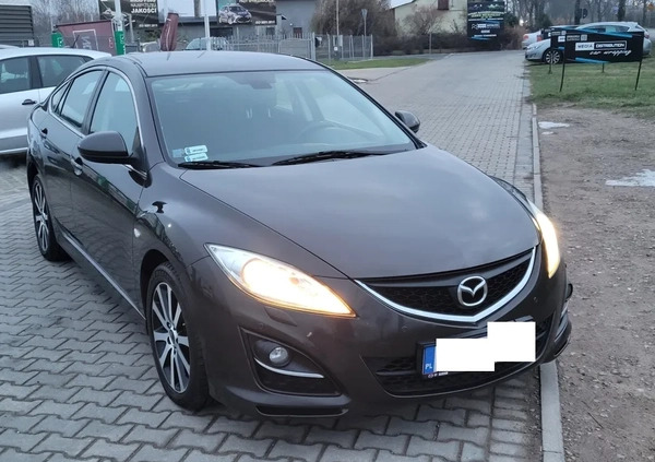 Mazda 6 cena 24990 przebieg: 190000, rok produkcji 2011 z Kutno małe 407